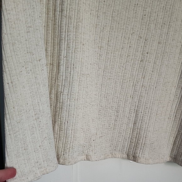 Old Navy Cream Square Neck Blouse with Lace Trim - Picture 9 of 9